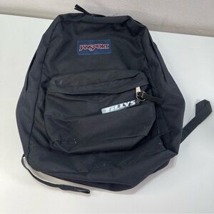 Jansport Superbreak Backpack Black School Work Travel Book Bag